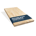 48_L x 25_W x 1.5_TH Hevea Solid Wood Butcher Block Countertop, Butcher Block Table Top for DIY Kitchen Countertop